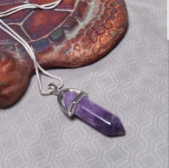 3 for $20💎Amethyst pendant necklace - Picture 7 of 8